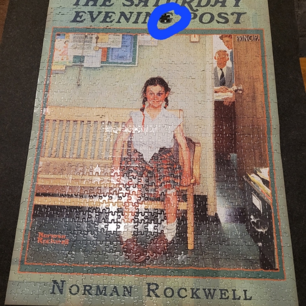 Norman Rockwell "Shiner" puzzle